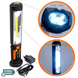 Lanterna lucru, LED COB, magnetica, cu acumulator, 5 W, 450+25 lm, USB, Richmann Exclusive