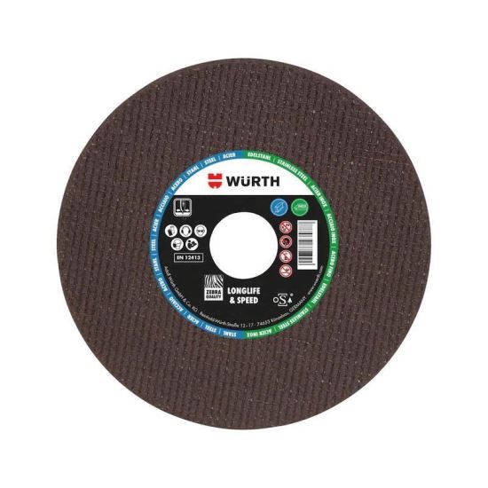 Disc debitat aluminiu, inox, 0.8x125 mm, Wurth