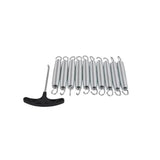 Arcuri pentru trambulina, inox, set 10 buc, 135 mm, Malatec