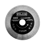 Disc diamantat turbo subtire, dublu segmentat, placi ceramice, taiere umeda si uscata, 125x22.23x1.3 mm, Richmann Exclusive