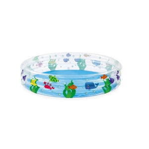 Piscina gonflabila pentru copii, rotunda, model acvatic, 152x30 cm, Bestway Deep Dive