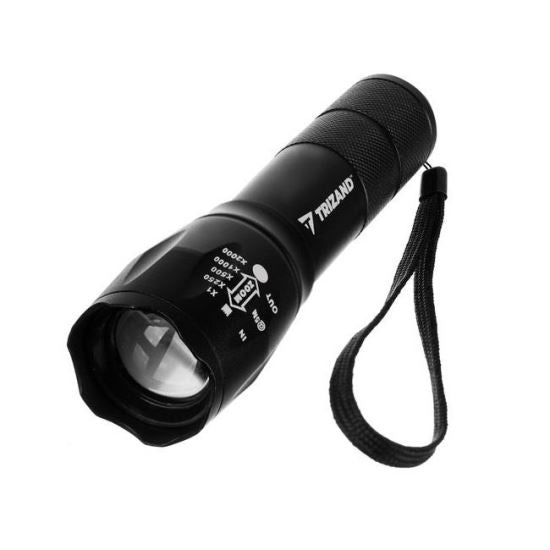 Lanterna aluminiu, LED CREE, Powerbank, zoom, 5 W, USB, Trizand 