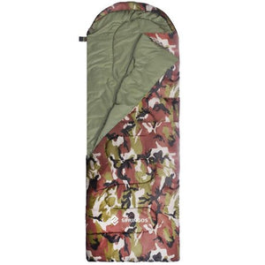 Sac de dormit, turistic, 2 in 1, camuflaj, 210x73 cm, Springos