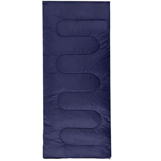Sac de dormit, turistic, 2 in 1, albastru, 190x73 cm, Springos