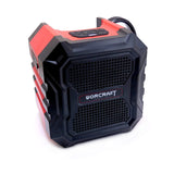 Boxa portabila, bluetooth, cu acumulator 2 Ah, incarcator 20V Li-ion, 15 W, 15x16x18 cm, Worcraft