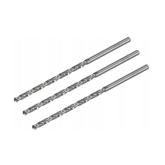 Burghiu pentru metal, lung, set 3 buc, 2x85 mm, Drel