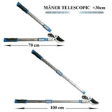 Foarfeca crengi, tip nicovala, maner aluminiu telescopic 70-100 cm, Aquacraft