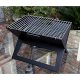 Gratar gradina, grill dreptunghiular, pliabil, 44x33x35 cm