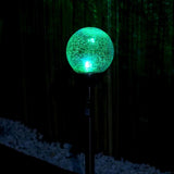 Lampa solara pentru gradina, LED, glob de sticla, 12x45 cm, Glassball