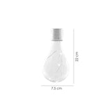 Lampa solara pentru gradina, tip bec, LED, 24 buc, 7.5x22 cm, Acrux