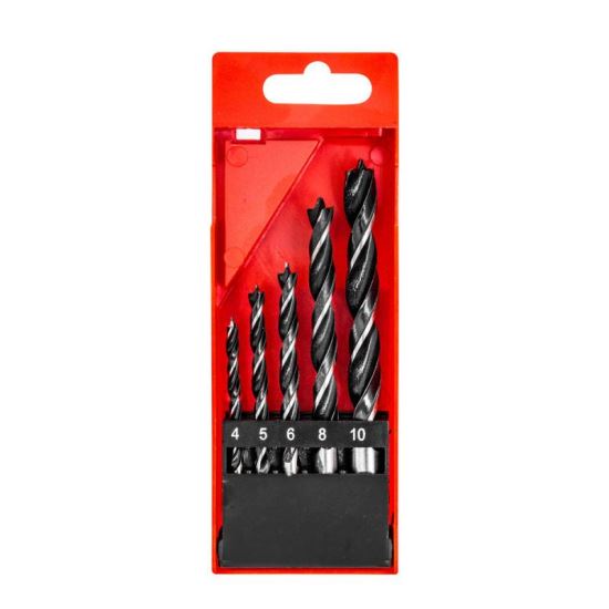 Burghie pentru lemn, set 5 buc, 4-10 mm, Beorol