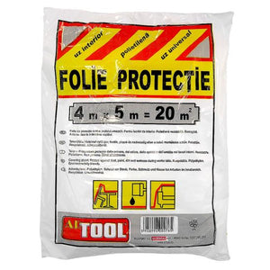 Folie acoperire/protectie 4x5 m, 20 mp, LDPE, 7 microni, ARTOOL