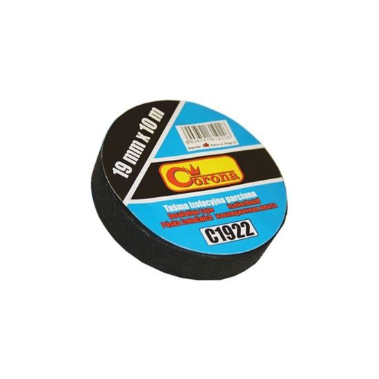 Banda izolat, 10 m x 19 mm, fibra neagra, RICHMANN