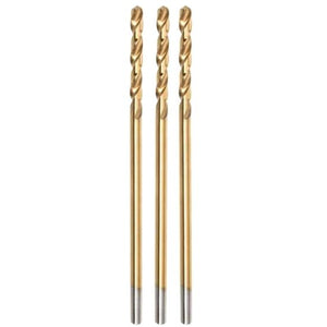 Burghiu pentru metal, nitrura de titan, 3 buc, 1 mm, Jufisto