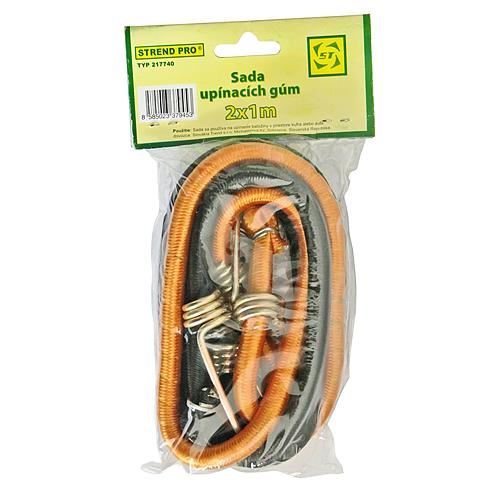 Chinga elastica, set 2 buc, 8 mm x 1 m, Strend Pro