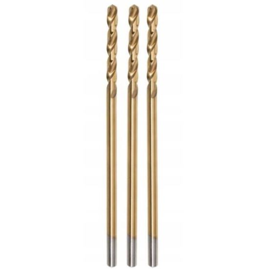 Burghiu pentru metal, nitrura de titan, 3 buc, 2 mm, Jufisto