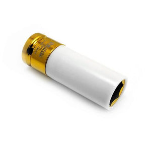 Cap tubular impact plastificat 19mm, cheie cu protectie pentru jante aluminiu