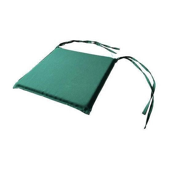 Perna patrata pentru scaun, verde 39x36x2 cm