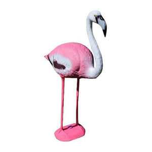 Decoratiune gradina, plastic, flamingo, 22x60x93 cm