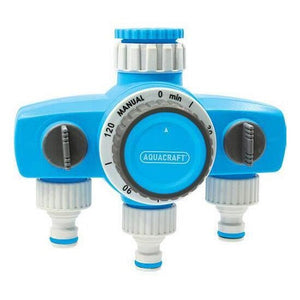 Distribuitor furtun cu 3 cai, programator mecanic, max 120 min Aquacraft