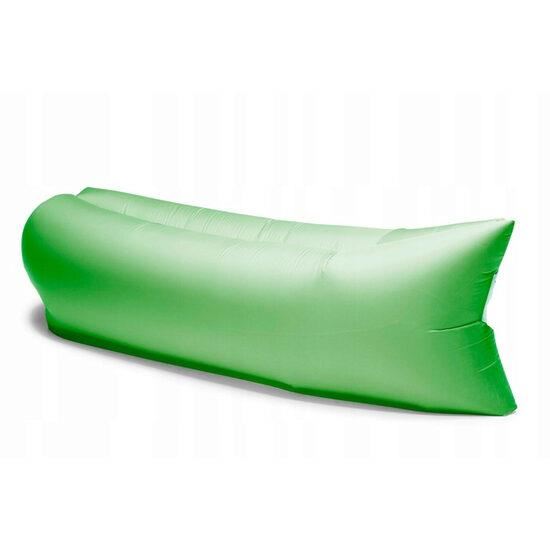 Canapea gonflabila, verde, 260x70 cm