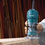 Masina de frezat verticala si unimanuala, 1/4", 199 mm, Makita