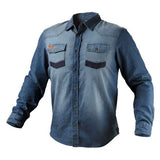 Camasa pentru lucru, de blugi, model Denim, marimea XXL/56, NEO