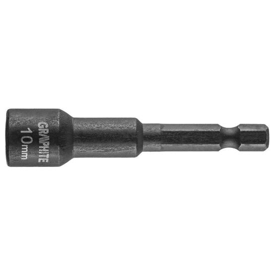 Cap tubular de impact, magnetic, pentru masina insurubat, 10 mm, GRAPHITE