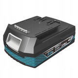 Boxa/difuzor, cu acumulator 2 Ah, incarcator 18V Li-ion, bluetooth, USB, SAS+ALL, Dedra