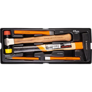 Set tinichigerie, ciocan si dalti, sertar TIP A (385x150 mm) pentru dulap mobil, 5 elemente, RICHMANN EXCLUSIVE