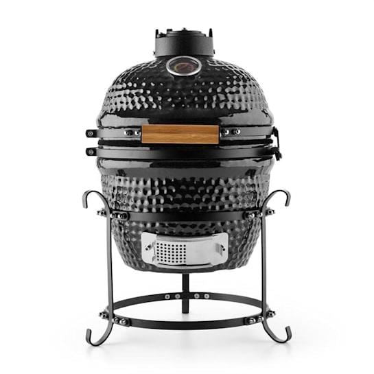 Gratar gradina, grill rotund, ceramic, cu capac, 35x40.5x55 cm, Kamado Egg 13 