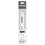 Panza, lama, fierastrau tip sabie, pentru lemn, metal, BIM, 6 TPI, set 2 buc, 225 mm, Graphite