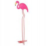 Decoratiune gradina, plastic, 3 flamingo, Springos 