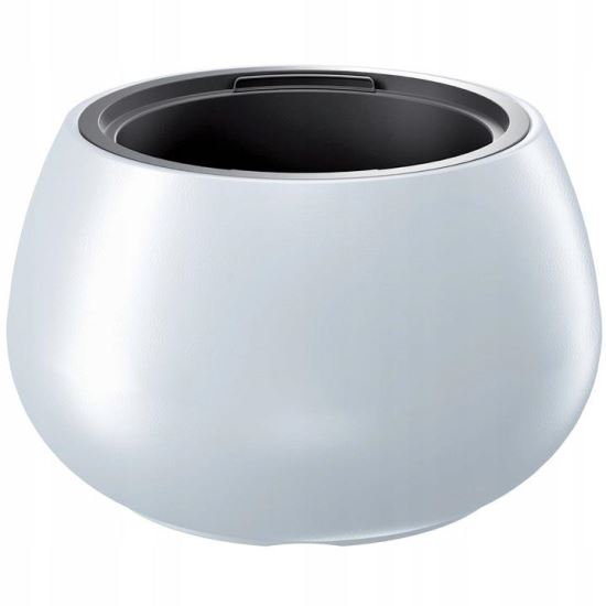 Ghiveci decorativ de flori, rotund, alb, 43.6x27 cm, Heos Bowl