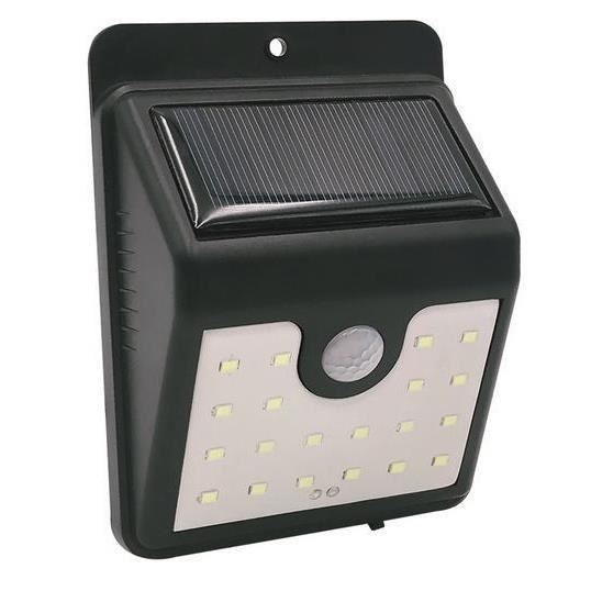 Lampa solara pentru gradina, LED, senzor de miscare, 11.5x4.5x9 cm