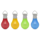 Lampa solara pentru gradina, tip bec, LED, multicolor, set 24 buc, 5.5x10 cm, Becrux