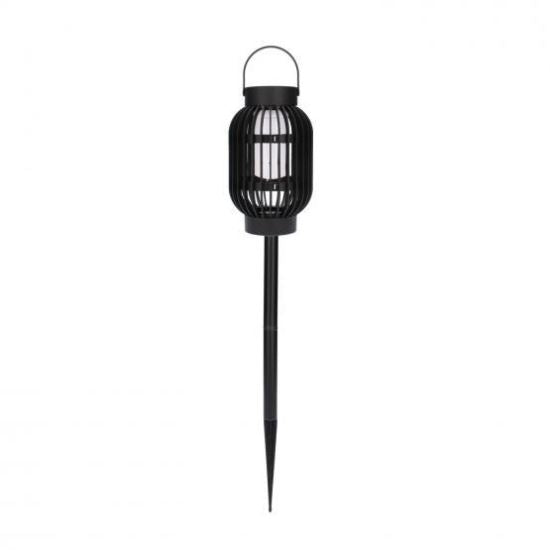 Lampa solara pentru gradina, tip lampion, LED, 12.8x12.8x67 cm