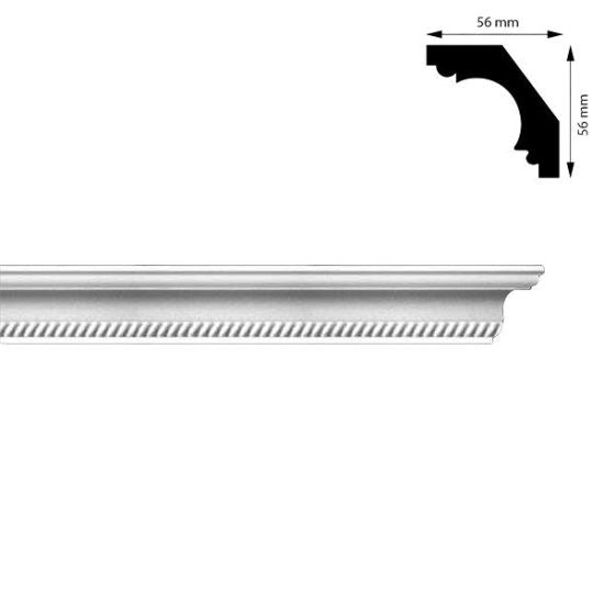 Bagheta colturi, 56x56 mm, 2 m