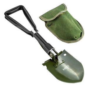 Lopata multifunctionala, pliabila, model Survival, verde, 5 in 1, 46.5 cm, NEO 