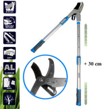 Foarfeca crengi, tip nicovala, cu clichet, maner aluminiu telescopic, 73.3 cm, Aquacraft