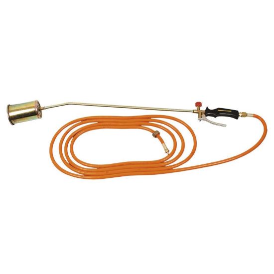 Arzator gaz, 58 kw, pentru izolatii acoperis, cu furtun 5 m, duza 60 mm, Topex 