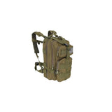 Ghiozdan/rucsac tactic, 5 compartimente, poliester 600D, verde, 20 L, 29x20x45 cm, Isotrade