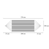 Hamac bumbac, max 100 kg, 200x100 cm, Irina