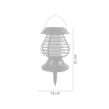 Lampa solara pentru gradina, anti-insecte, tantari, muste, UV, LED, 13x31 cm