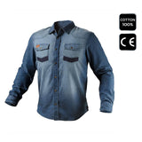 Camasa pentru lucru, de blugi, model Denim, marimea M/50, NEO