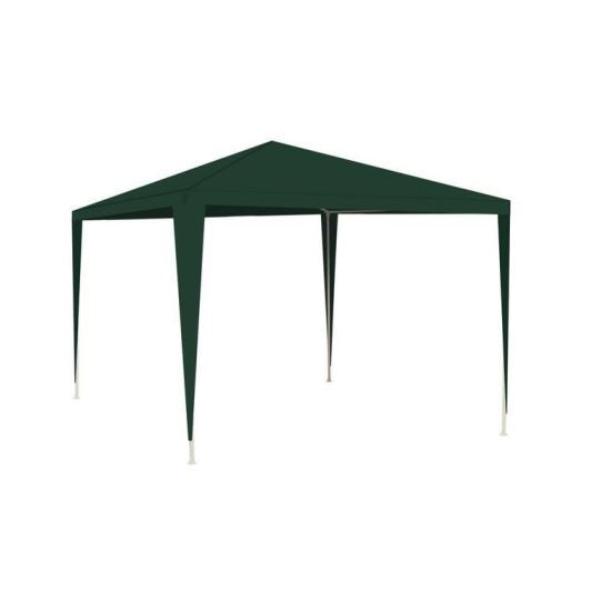 Pavilion pentru gradina/terasa, cadru metalic, verde, 3x3x2.5 m, Malatec