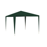 Pavilion pentru gradina/terasa, cadru metalic, verde, 3x3x2.5 m, Malatec