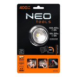 Lampa de cap, 400 lm, zoom, 3xAAA, NEO