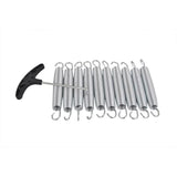 Arcuri pentru trambulina, inox, set 10 buc, 135 mm, Malatec