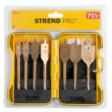 Burghiu plat pentru lemn, set 7 buc, 10-32 mm, Strend Pro